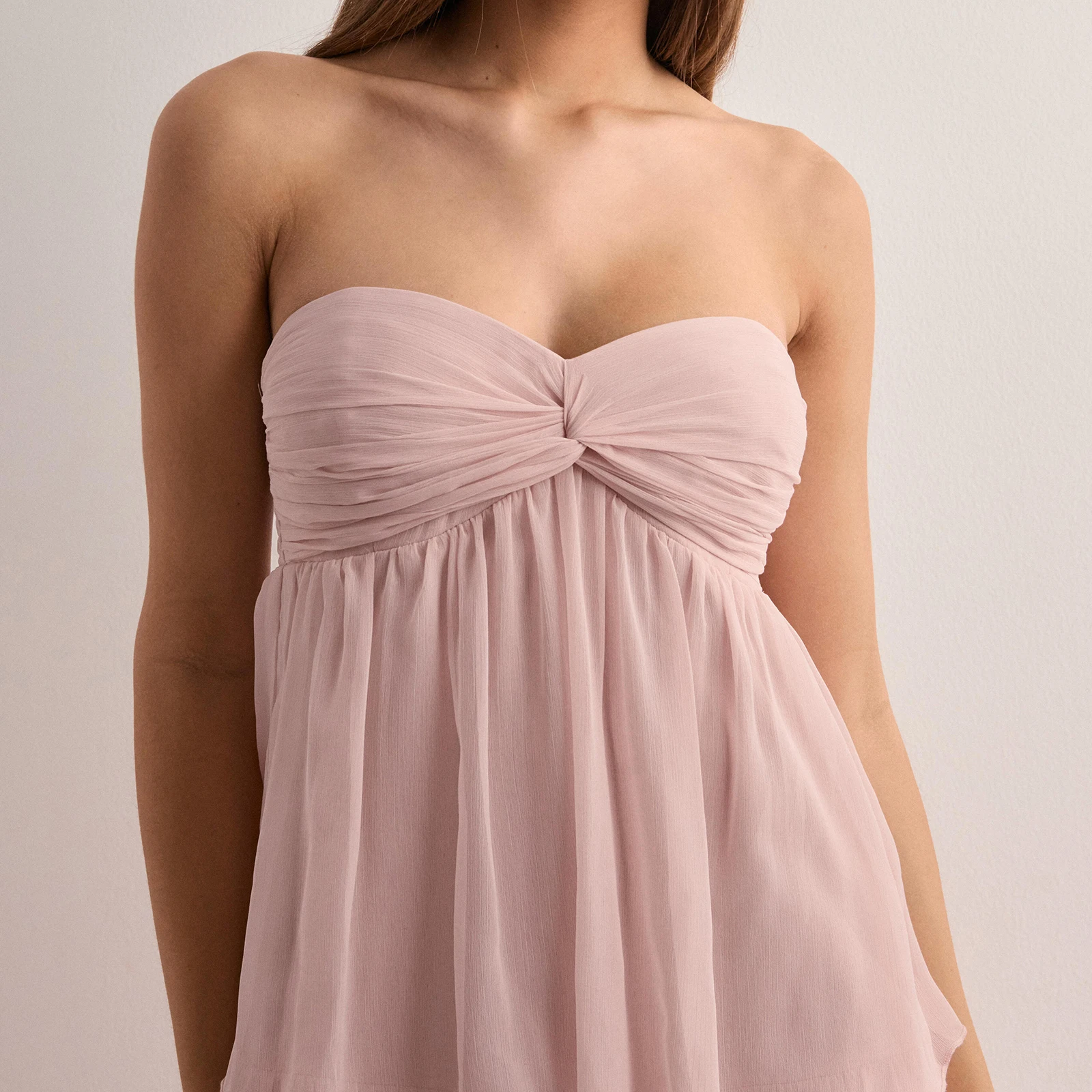 ผู้หญิงสีทึบชุดราตรียาวแฟชั่นแขนกุดฉัตร Hem ฤดูร้อน Holiday Beach Dresses