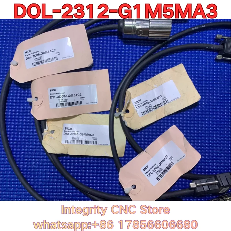Brand new DOL-MS10-GIM5MA3 7102160 DOL-2312-G1M5MA3 2029212 DOL-2312-GIM5MA1 2029200 DOL-2321-G1M5PA4 2029218 connecting cable