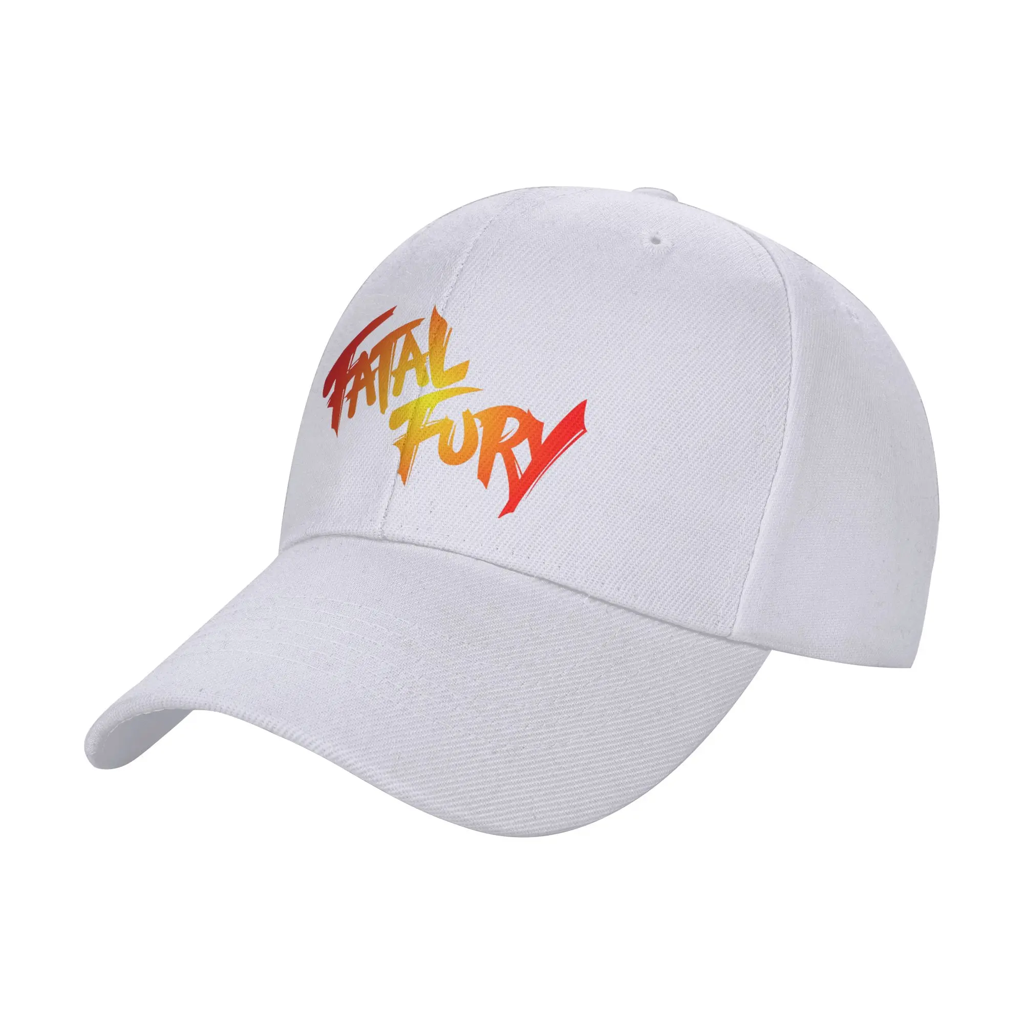 Fashion Custom Fatal Fury Terry Curved Brim Baseball Cap Distressed Denim Hat Beret Man