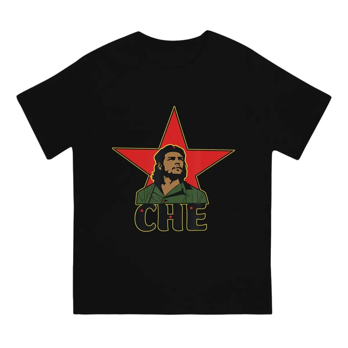 Revolutionary Che Guevara T Shirt Graphic O-Neck TShirt Polyester Clothing