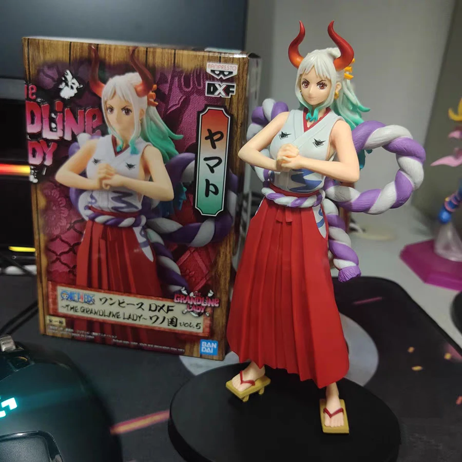 バンダイ-ワンピースアクションフィギュア,アニメフィギュア,コレクタブルモデル玩具,DXF the grandline Lady,wano yamato