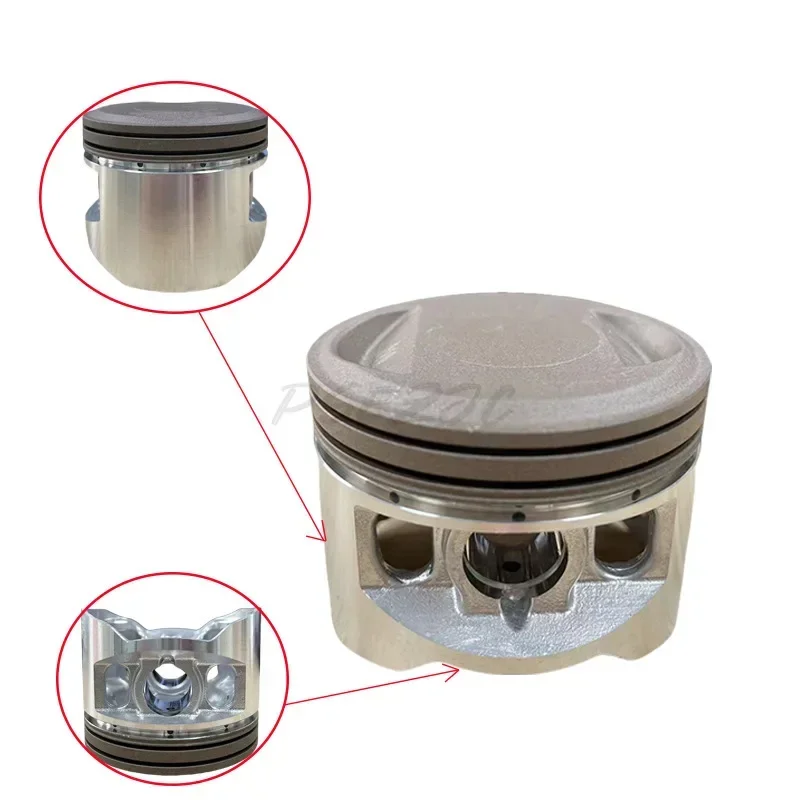 Motorcycle Piston Accessories Suitable for Yinxiang YX140 150 Displacement 140cc Plug Cylinder Diameter 56mm