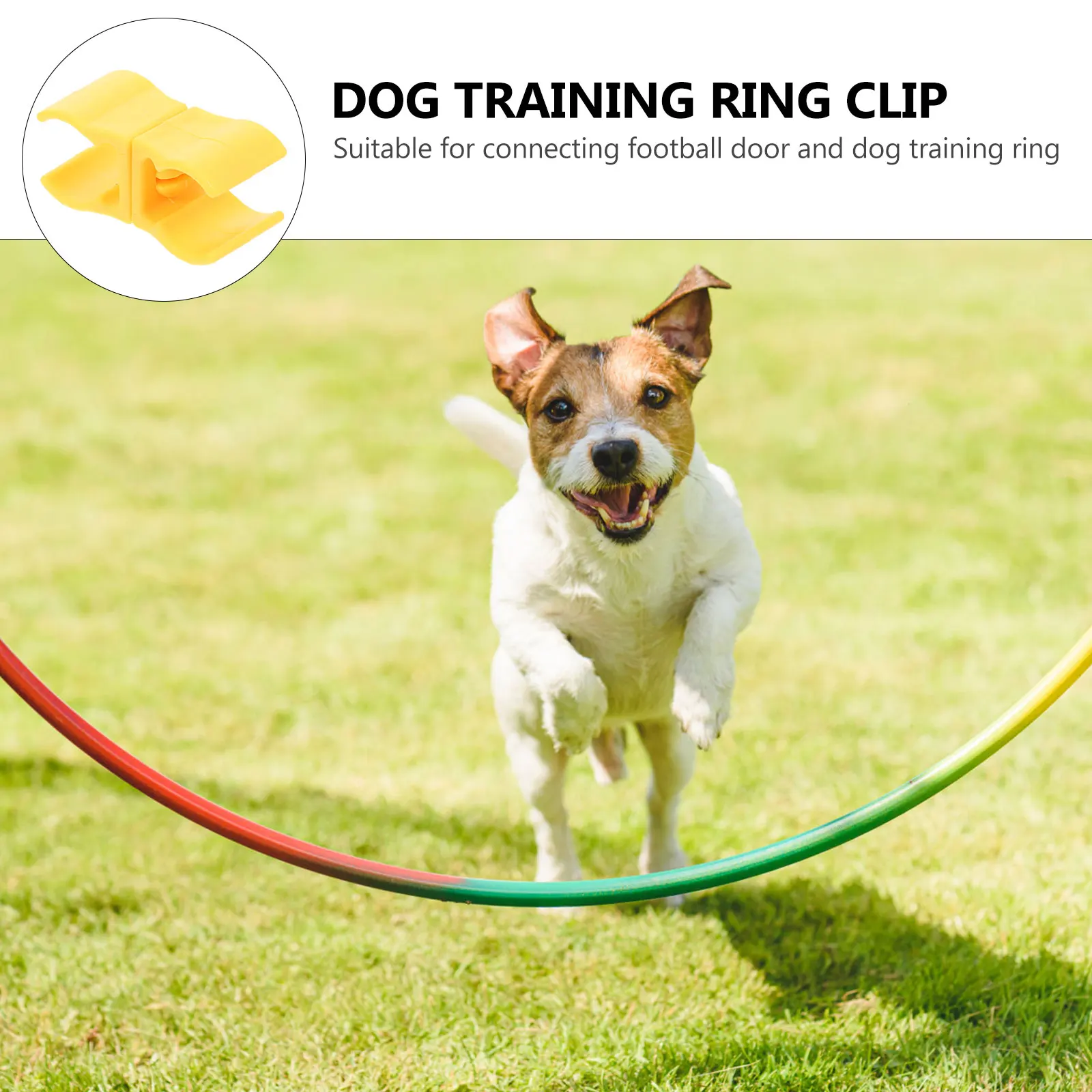 

5PCS Football Goal Connector Clip Plastic Easy Installation Soccer Fixing Accessories Dog Training Ring Long Lasting
