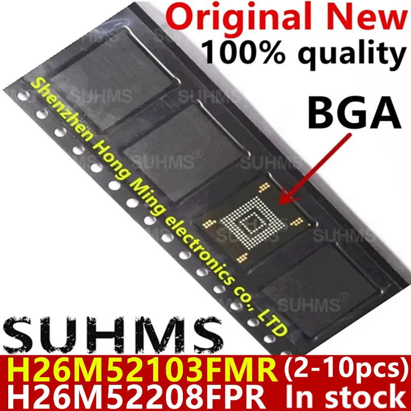 

(2-10piece)100% New H26M52103FMR H26M52208FPR BGA