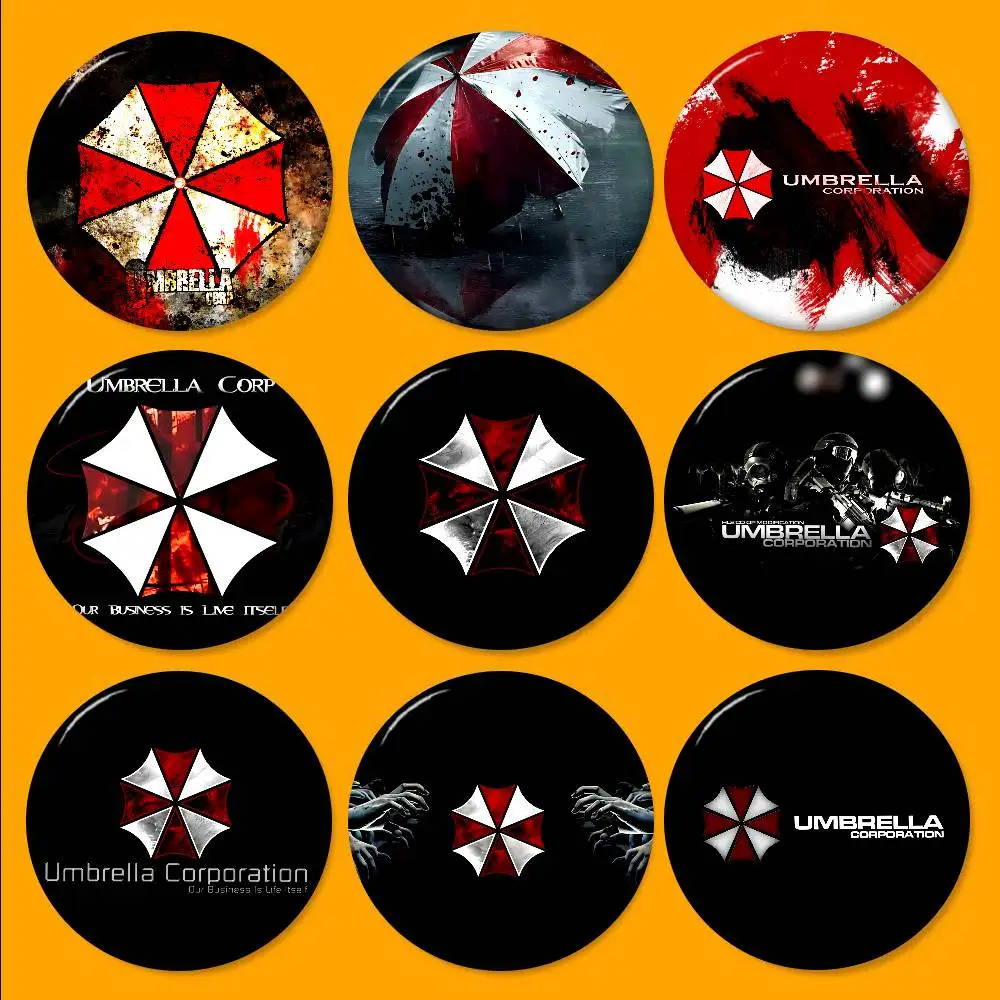 Umbrella Corporation Game Tinplate Soft Button Pin Brooch Metal Badge Custom Jewelry Accessories Hat Bag Lapel