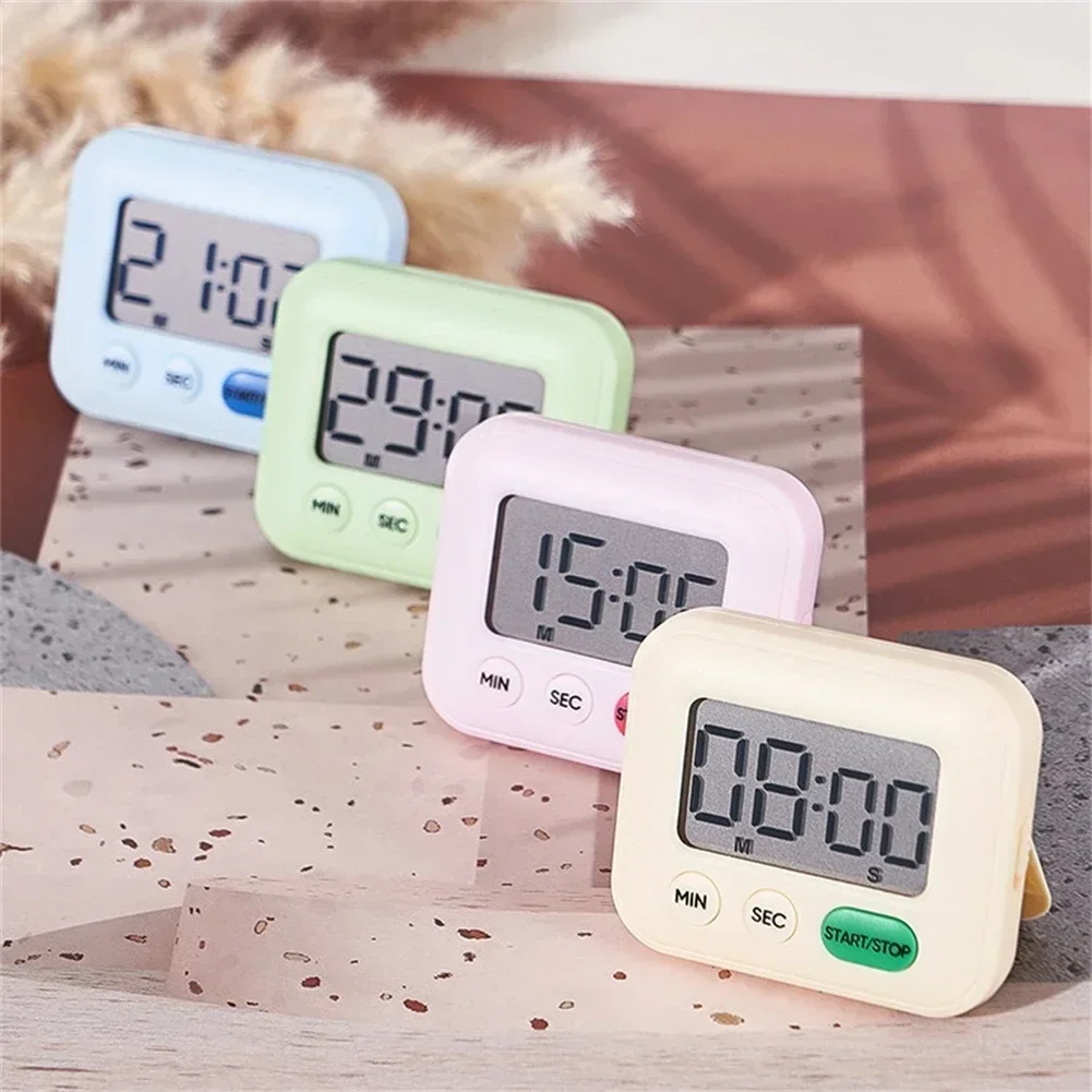 

Multi-function Electronic Timer LCD Display Magnetic Digital Timer Kitchen Baking Countdown Dormitory Learning Reminder Gift