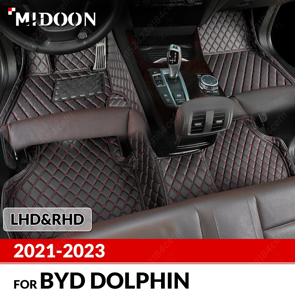 

Car Floor Mats For BYD Dolphin 2021 2022 2023 Custom Auto Foot Pads Automobile Carpet Cover Interior Accessories