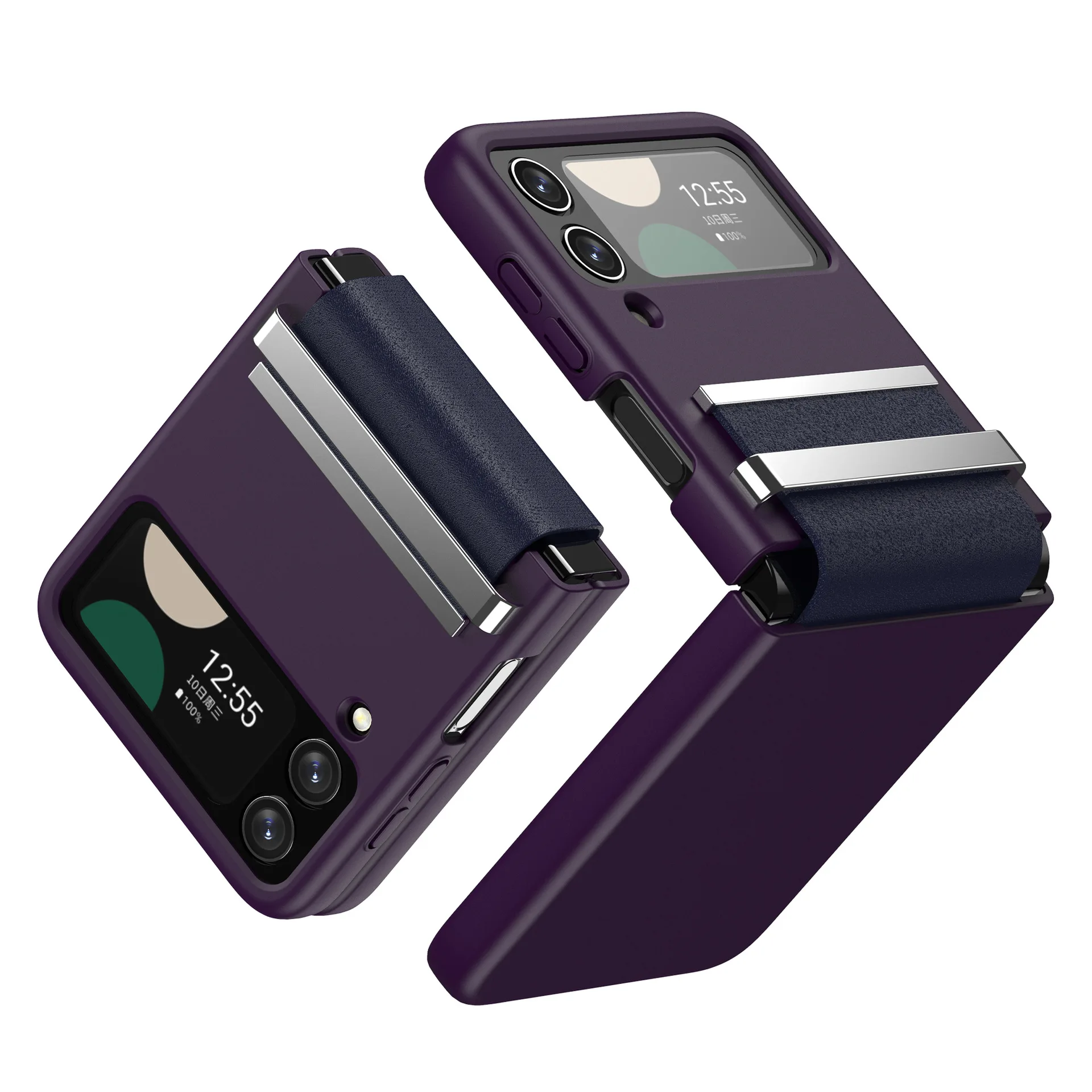 Funda de aleación para Samsung Galaxy Z Flip 4 3 5G, carcasa de lujo antigolpes para Flip3 Flip4, 2023