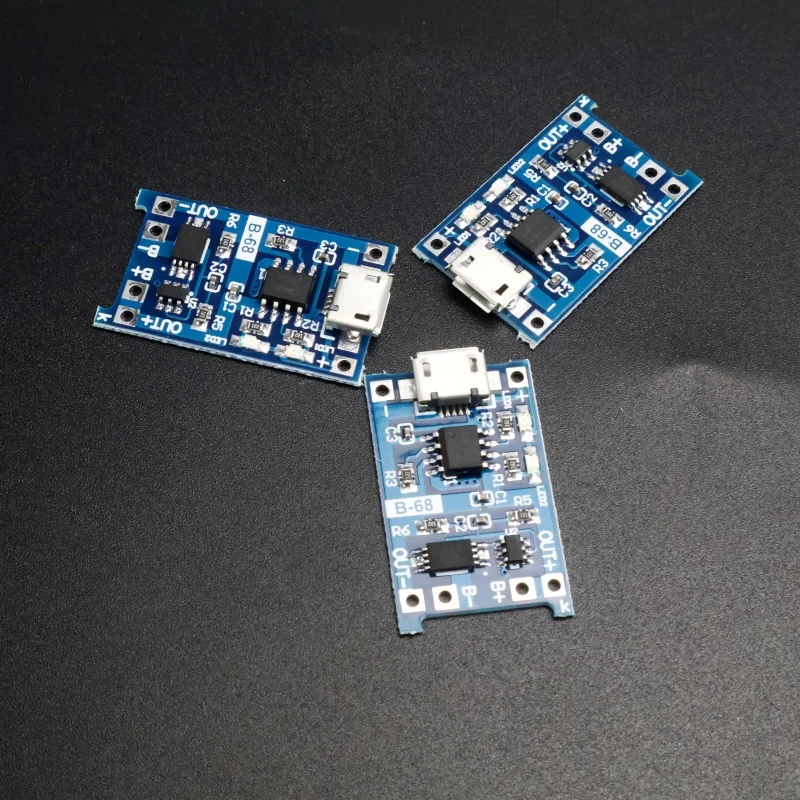 3/10 pieces Micro USB 5V 1A 18650 TP4056 lithium battery charger module with protection 1A lithium ion