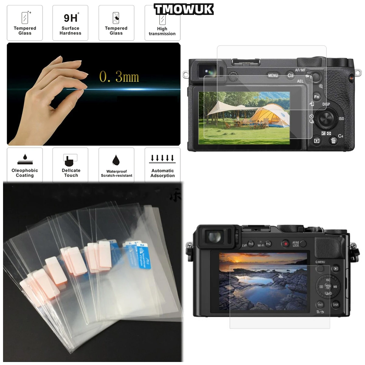 

Dustproof Screen Film For Sony Alpha A6600 A6000 A6100 A6300 A6400 A5000 NEX-Series Cameras