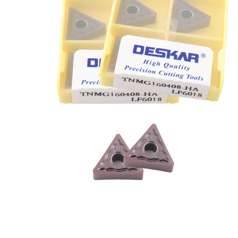 

DESKAR Original carbide insert TNMG160404-HA TNMG160408-HA LF6018 LF6118 CNC turning tool for processing stainless steel