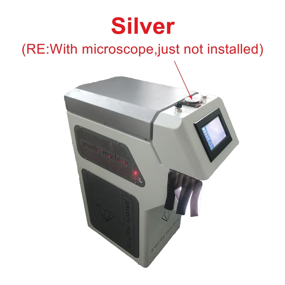 YAG Laser 300W 150J Touch Screen Saldatrice a punti per gioielli Saldatura Micro Lser con microscopio CCD HD Raffreddamento ad aria integrato