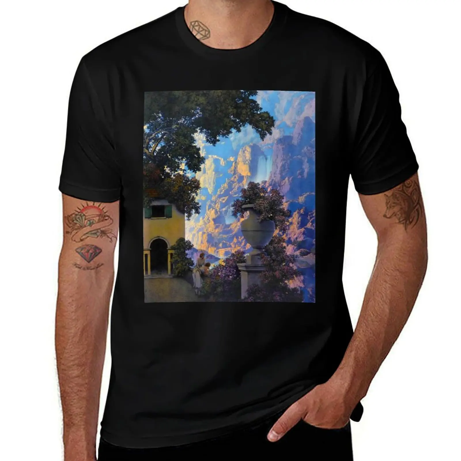

Maxfield Parrish. Sunrise 1933 T-Shirt sports fans cute tops black t shirts for men