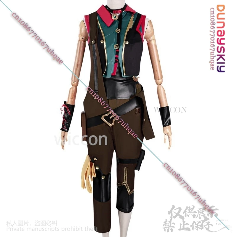 Young Arcane Jinx Powder Cosplay Clothing Uniform Anime Game LoL TV 2 Costume For Woman Girls Halloween Christmas Customized