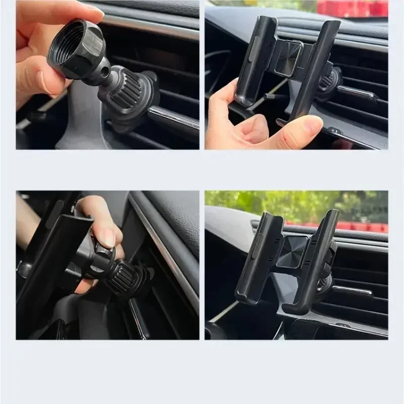 حامل هاتف السيارة الجاذبية تنفيس الهواء جبل حامل الهاتف الخليوي المحمول العالمي قوس السيارة دعم في السيارة آيفون سامسونج Xiaomi