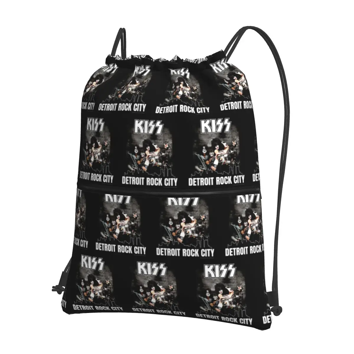 

Рюкзаки Kiss Band Detroit Rock City, многофункциональные портативные сумки на шнурке, сумки для обуви, сумки для книг для мужчин и женщин, школы