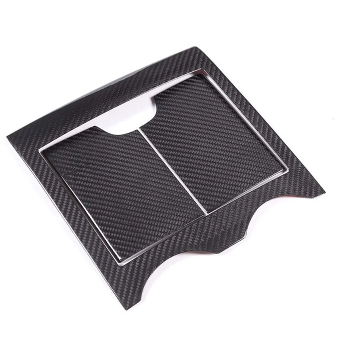 

For Maserati Grecale 2022 2023 Dry Carbon Fiber Car Central Control Storage Box Panel Cover Trim Sticker