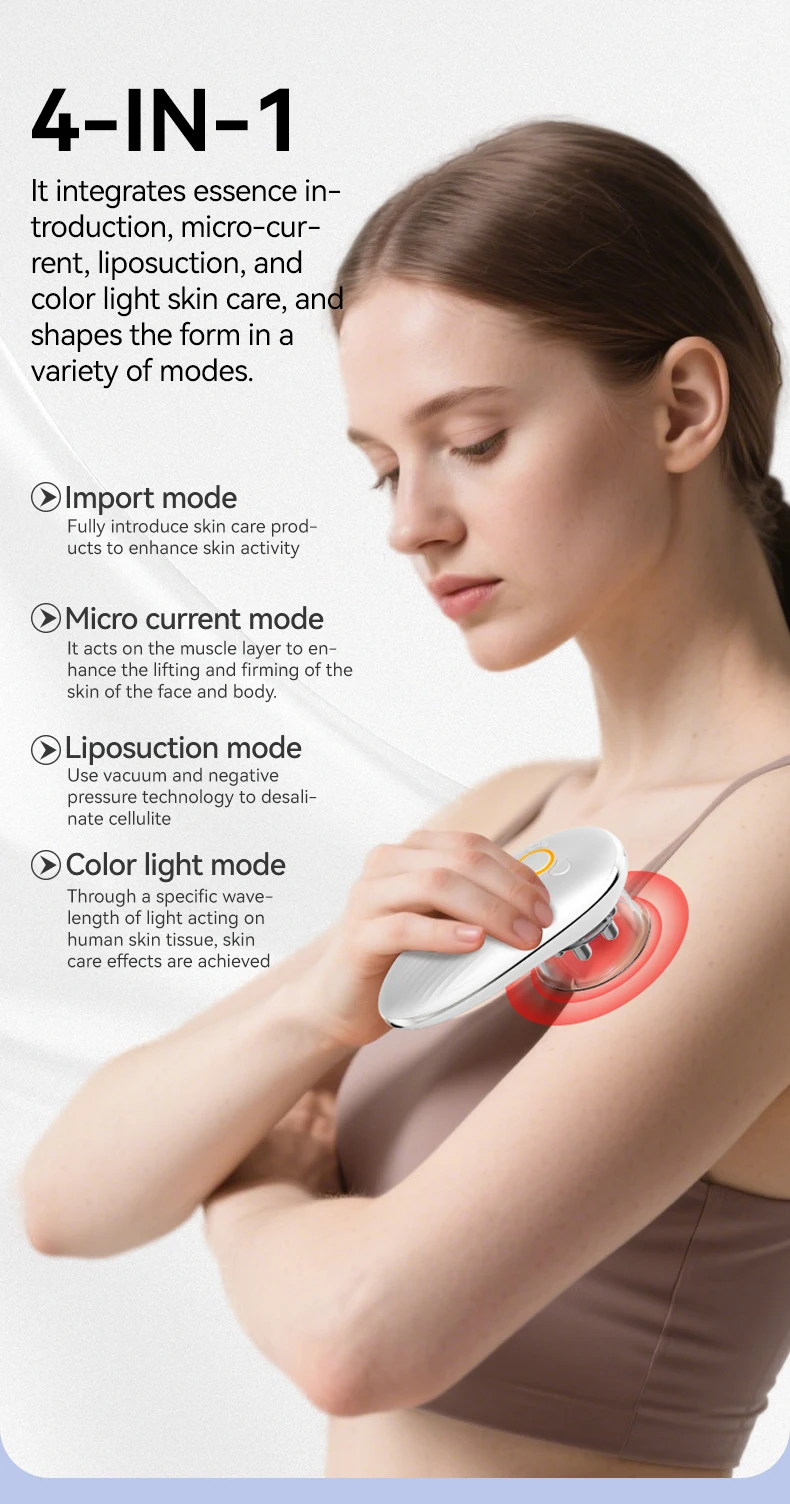 2025 Gesichts- und Körperformungsmassagegerät, Körper-Cellulite-Gesichtsmaschine, Fatburner, formendes Schlankheitsgerät, Gewichtsverlust-Massagegeräte – Detail 3