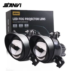 IP 67 Led Fog Light Projector for Nissan X-Trail Cedric Fog Lamp 60W 6000k 3000k 3 Colors High/Low Beam Car Headlight Lens 12V