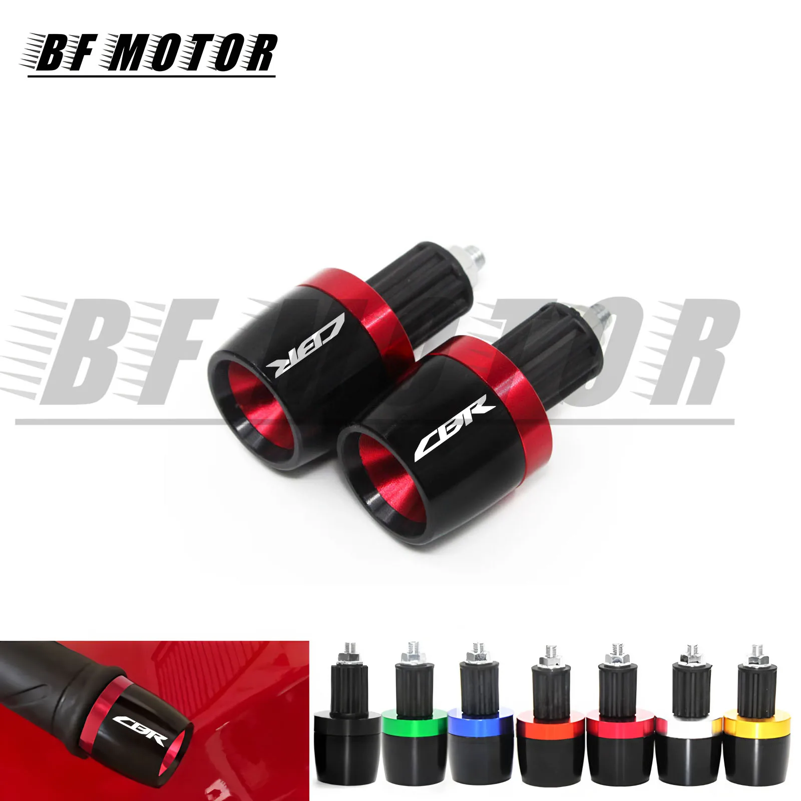 FOR Honda CBR CBR125R 125 125R CBR150R 150 150R CBR250R 250 250R Motorcycle Hand Grips Handle Bar End Cap