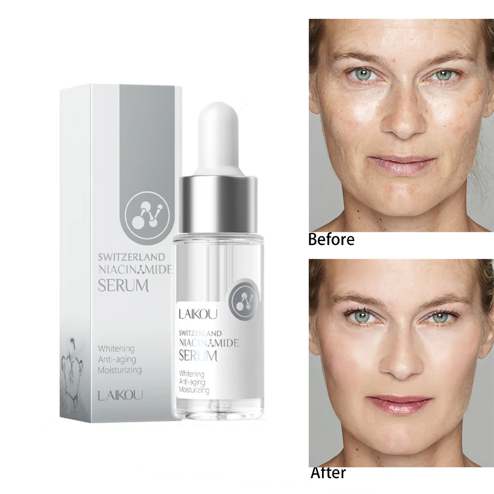 Niacinamide Serum For Face Acido Hialuronico Crema Faciales Niacinamida Suero Facial Antiarrugas Dark Spots Remover 17Ml