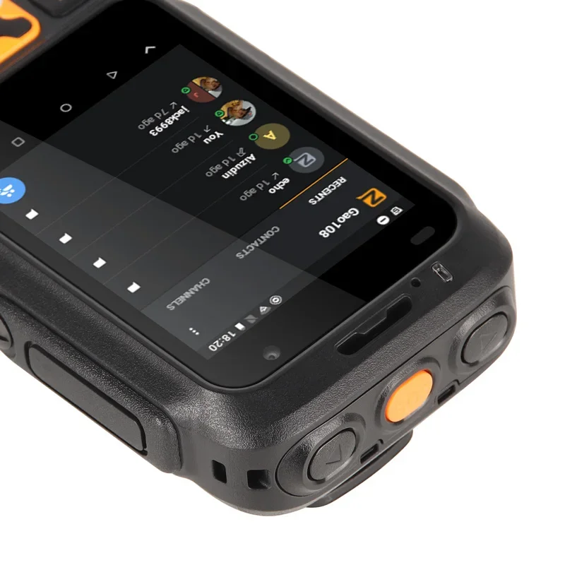 UNIWA F30S Dual Version 4G POC Walkie Talkie Zelloสมาร์ทโฟนที่ทนทานAndroid 8.1 โทรศัพท์มือถือ 2.8 นิ้ว 1GB + 8GB 13MP 4000MAh NFC