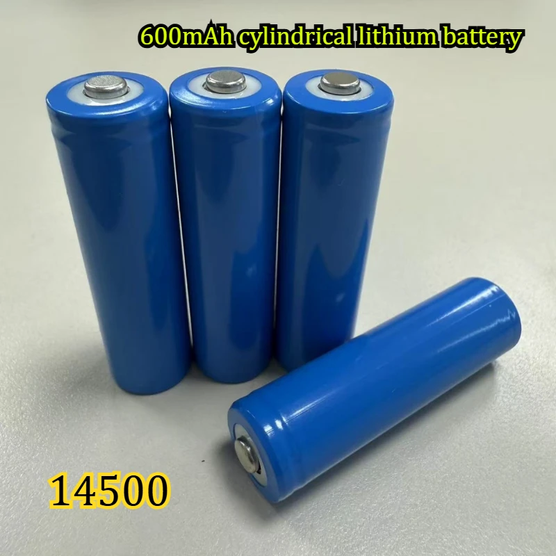 

14500 600mAh Cylindrical Lithium Battery 600mAh Pointed 3.7V Flashlight Endurance Emergency Light Lithium Battery