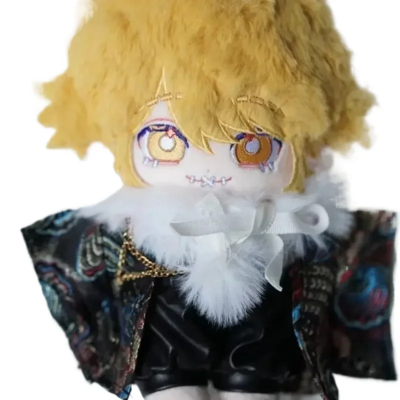 20cm Game Identity V Postman Victor Grantz Kawaii Cosplay Soft Cotton Doll Body Anime Dress Up Plushies Toy Figures Fans Gifts