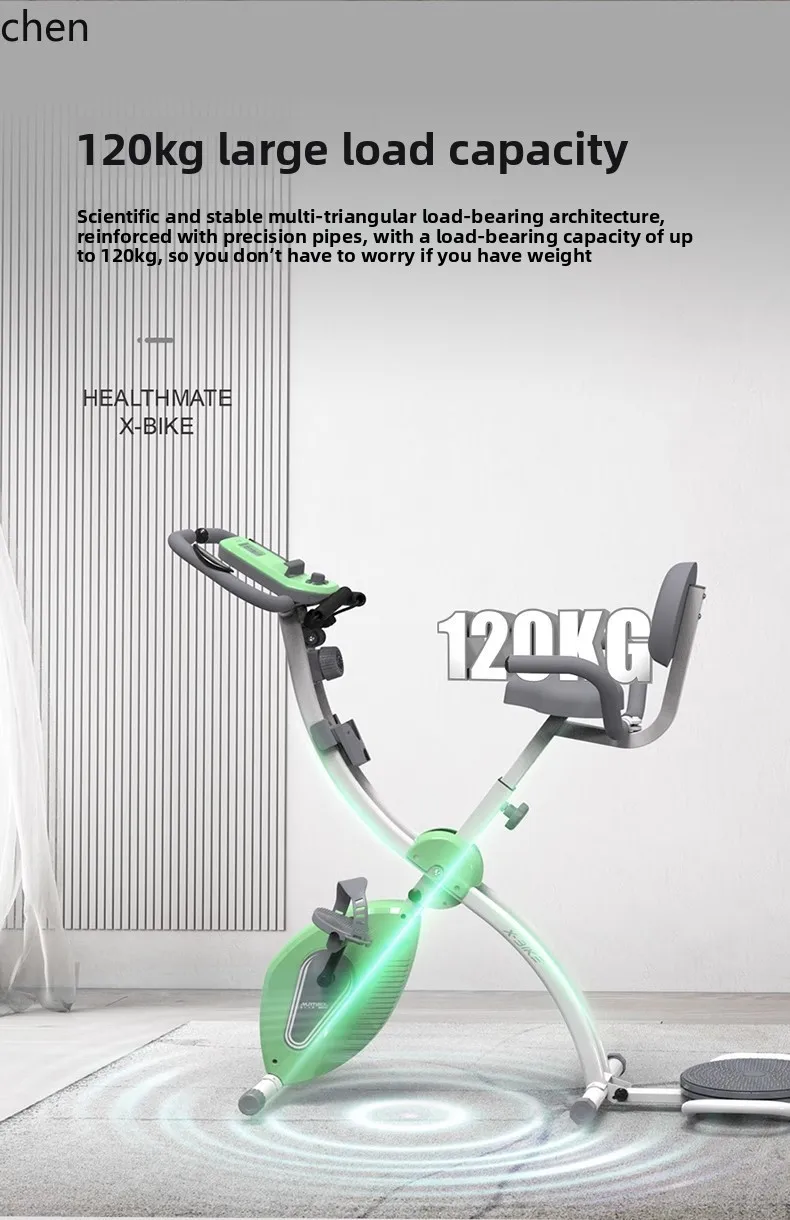 

QZT Home Exercise Bike Spinning Bike Home Equipment Gym Use Small Foldable