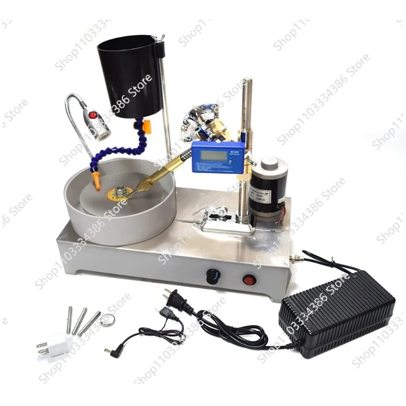 Gem Faceting Machine 1800RPM Jade Angle Machine 120W Jade Stone Angle Digital Jewelry Machine Jewelry Polisher with LED