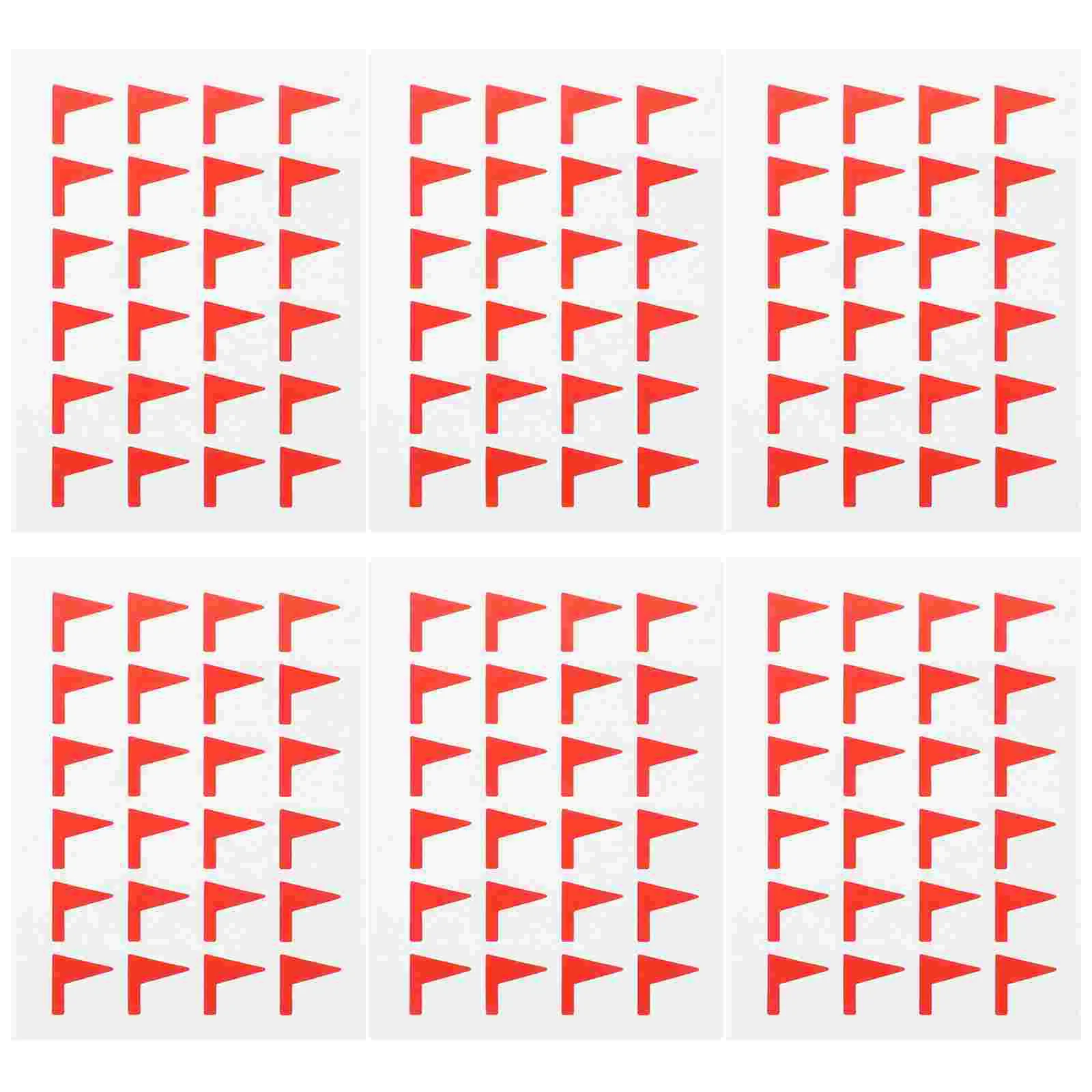 288 Pcs Map Marker Stickers Label Marking Flag Self-adhesive Tabs Classification Paper Note Work