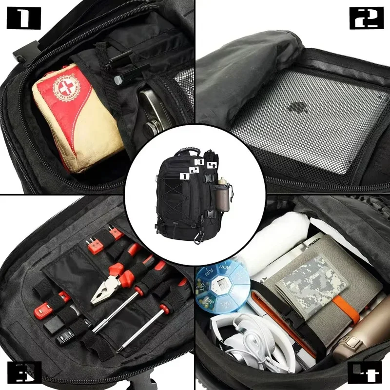 Tactical Backpack Assault Pack Men Backpacks Bug Outdoor Bag Pack for Hiking Camping Travel Hunting Rucksack Trekking