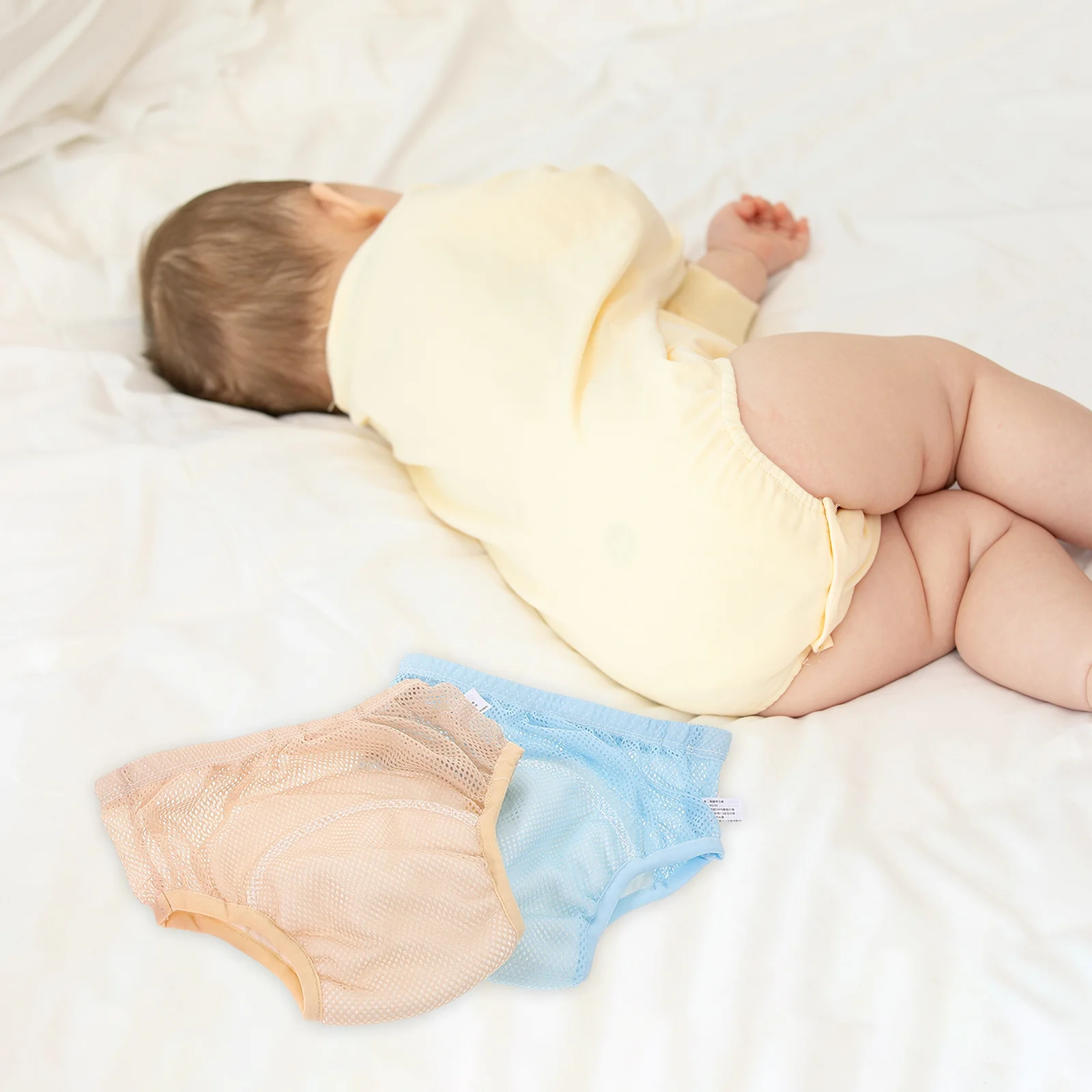3 pezzi pannolini per bambini pantaloni da allenamento a tenuta stagna pantaloni da allenamento vasino in cotone traspirante per i più piccoli riutilizzabili lavabili neonato