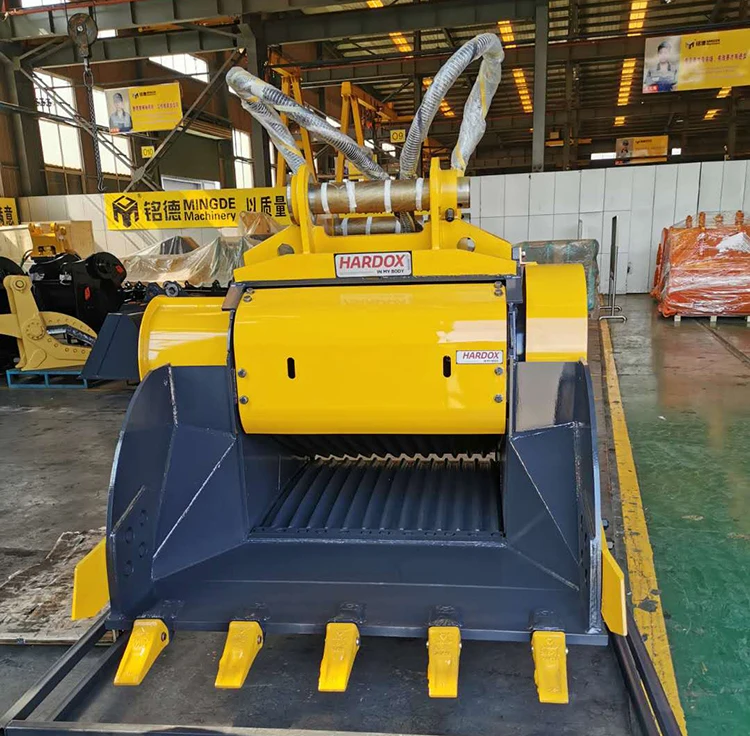 Excavator Accessories Multifunctional High Quality Jaw Crusher Bucket Customizable Specifications