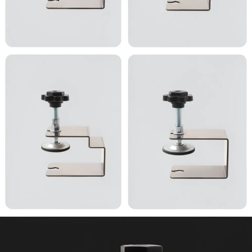 Universal Drawer Front Installation Clamp Stainless Steel Woodworking Tool Cabinet Hardware Fixing Jig For Precise Positioning