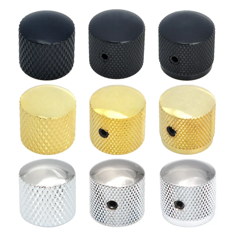 

1pcs 6MM Metal Dome Tone Guitar Volume Tone Knobs Potentiometer Control Knobs For Electric Guitar Bass
