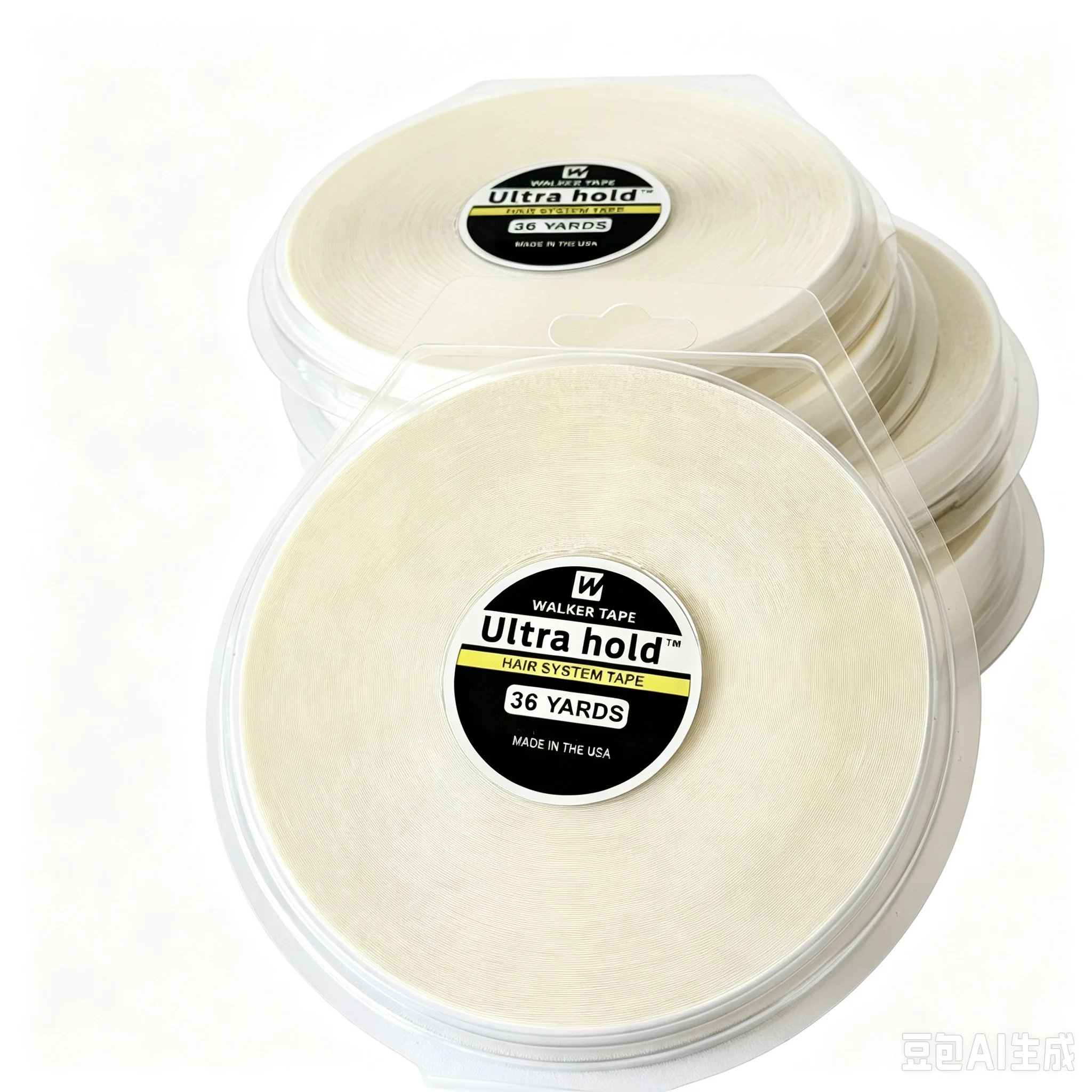 5 Sizes 0.8/1.0/1.27/2.0/2.54cm  Walker Tape Ultra Hold 36 Yards Hair System Tape Shell Packaged Adhesive Tape for Wig Toupee