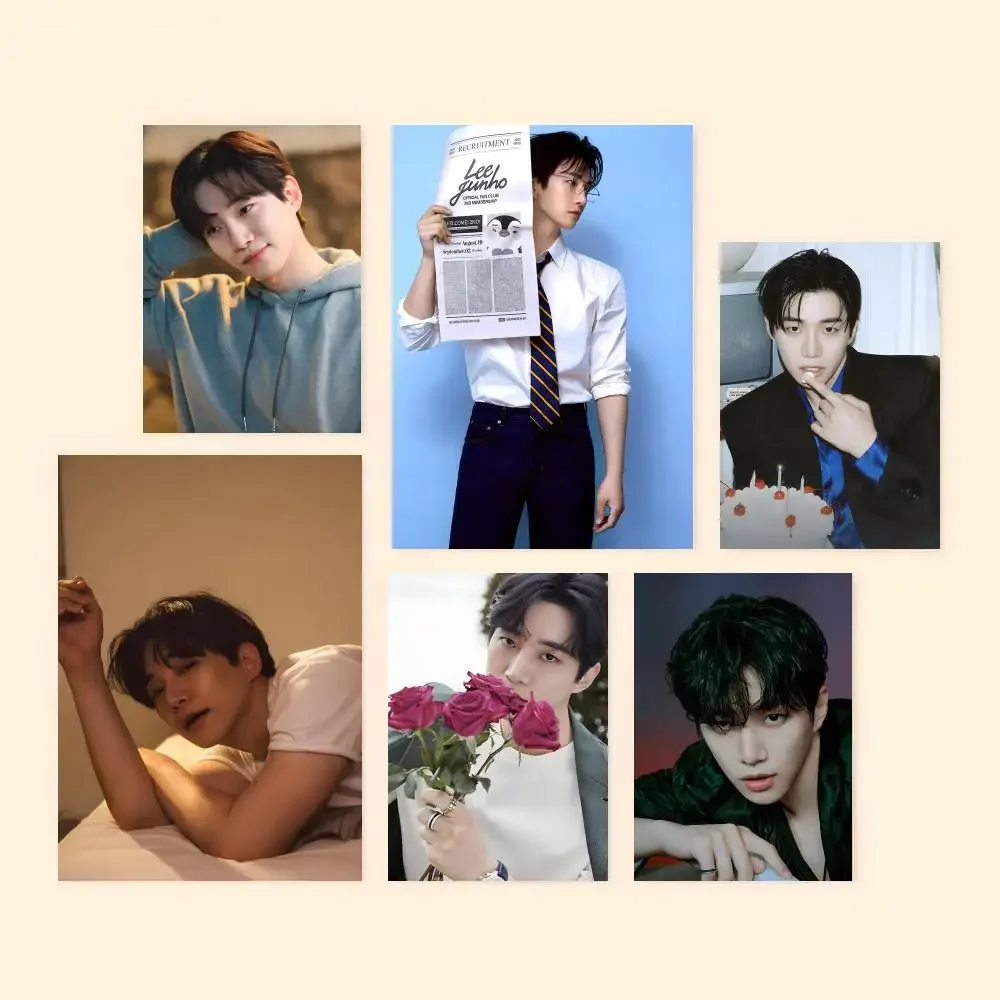 Poster de célébrité L-Lee J-Junho, autocollant mural HD imperméable, décor esthétique auto-adhésif pour la vie à la maison