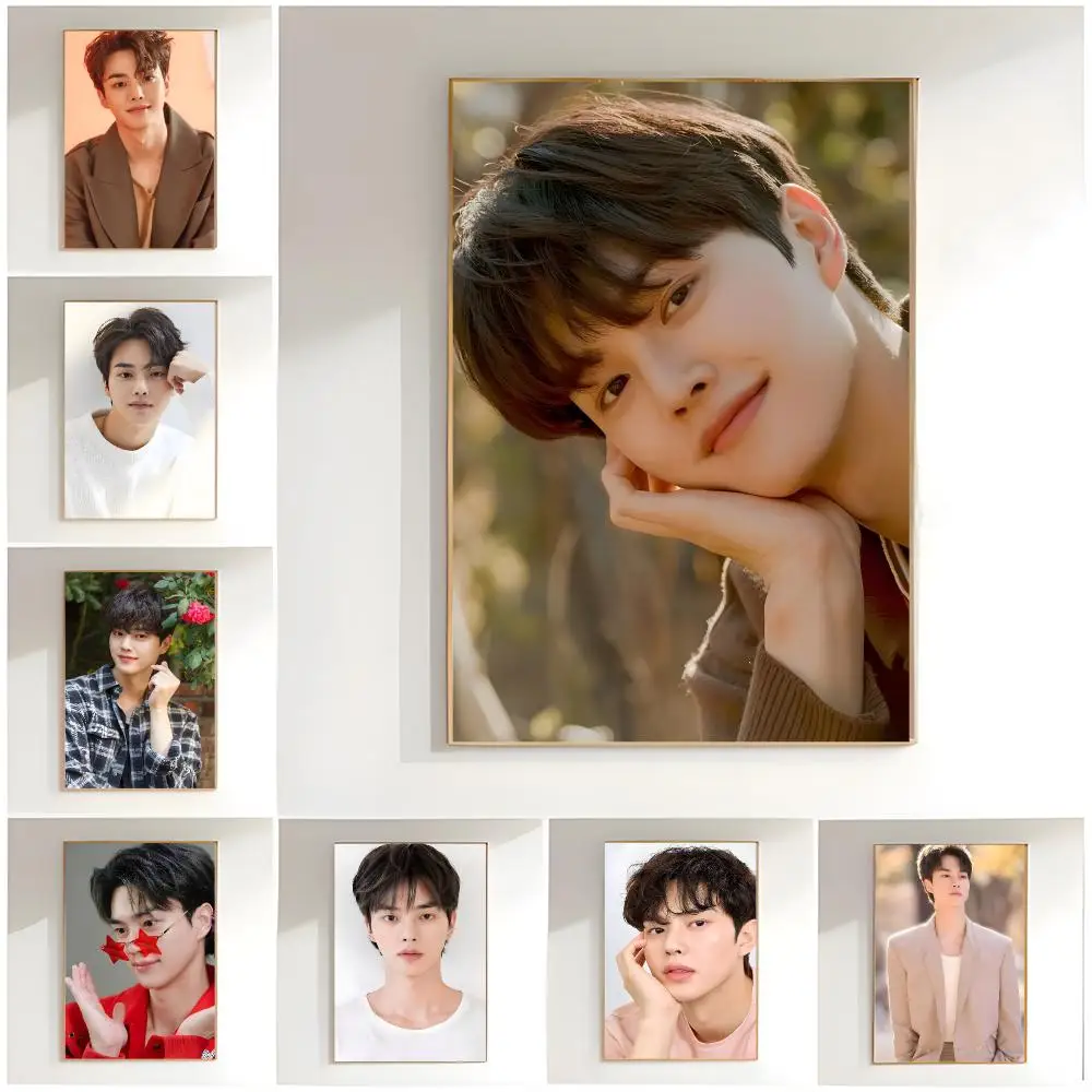 charming actor s-song kang Poster Classic Wall Art  Home Decor  Peel and Stick Unframed