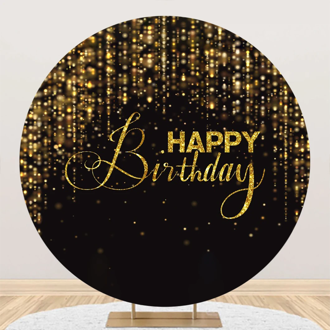 خلفية تصوير مستديرة ، خلفية تصوير لامع ، غطاء دائري للفتيات والنساء ، ديكور حفلة عيد الميلاد ، إكسسوارات كشك الصور