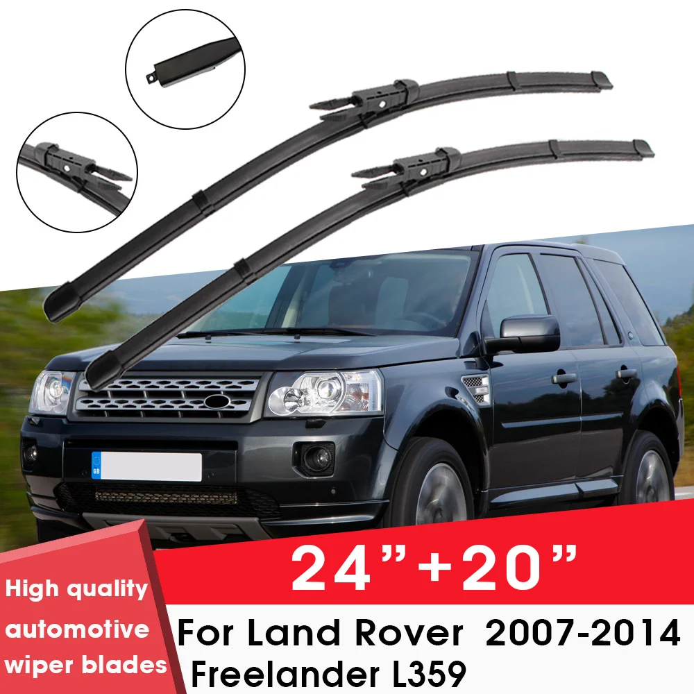 

Car Wiper Blade Blades For Land Rover Freelander L359 2007-2014 24"+20" Windshield Windscreen Clean Rubber Silicon Cars Wipers