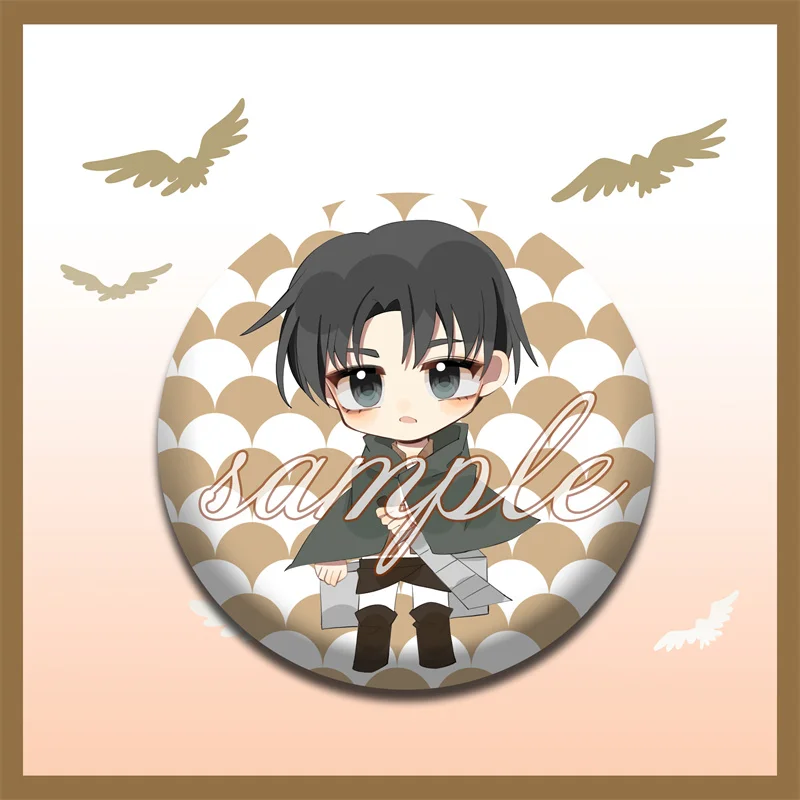 อนิเมะ shingeki NO kyojin/โจมตียักษ์ Levi Ackerman Eren Jaeger คอสเพลย์ตราโคมไฟอะคริลิก Ambitus