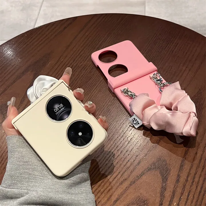 

Чехол для телефона Huawei Pocket 2, карманный S, шелковый шарф, ручная веревка, матовый однотонный шарнир P50, складной защитный чехол с карманом