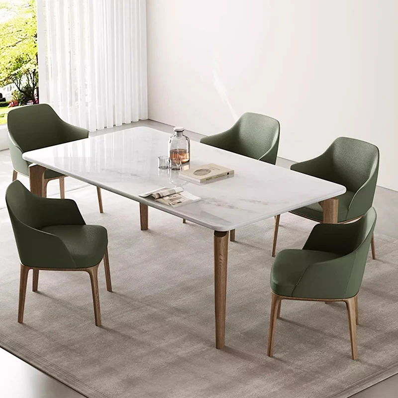 

Outdoor Side Dining Table Study Makeup Designer Office Reception Dining Table Space Saving Children Muebles Kitchen Furniture