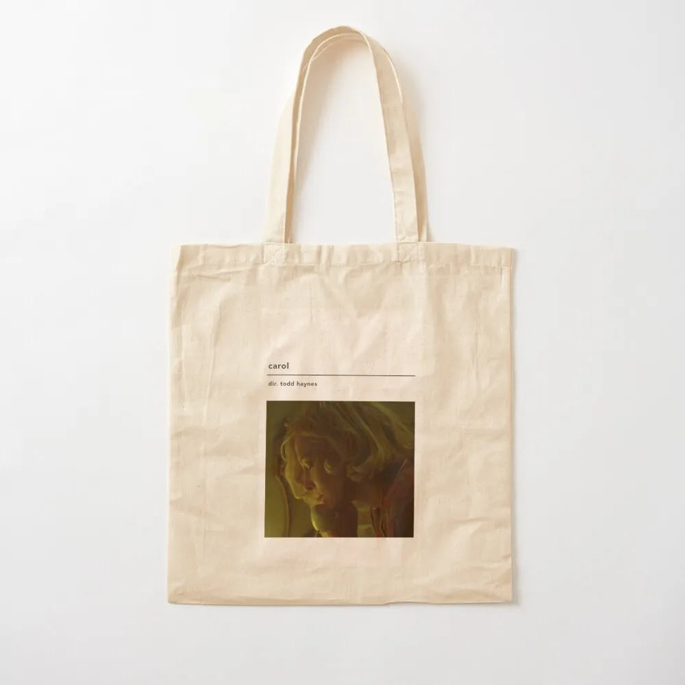 minimalist carol poster Tote Bag Cloth bag shopping bag logo Canvas Tote