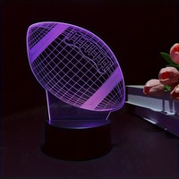 3D Night Light Football Model Illusion LED Night Light USB Table Lamp for Christmas Gift Home Decoration Light Table Lamps