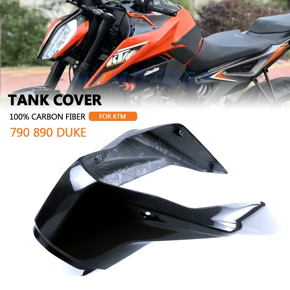 For KTM 790 Duke / 890 Duke / GP / R 2018 - 2021 2022 2023 100% Carbon Fiber Tank Cover Fairing Motorcycle Accessories