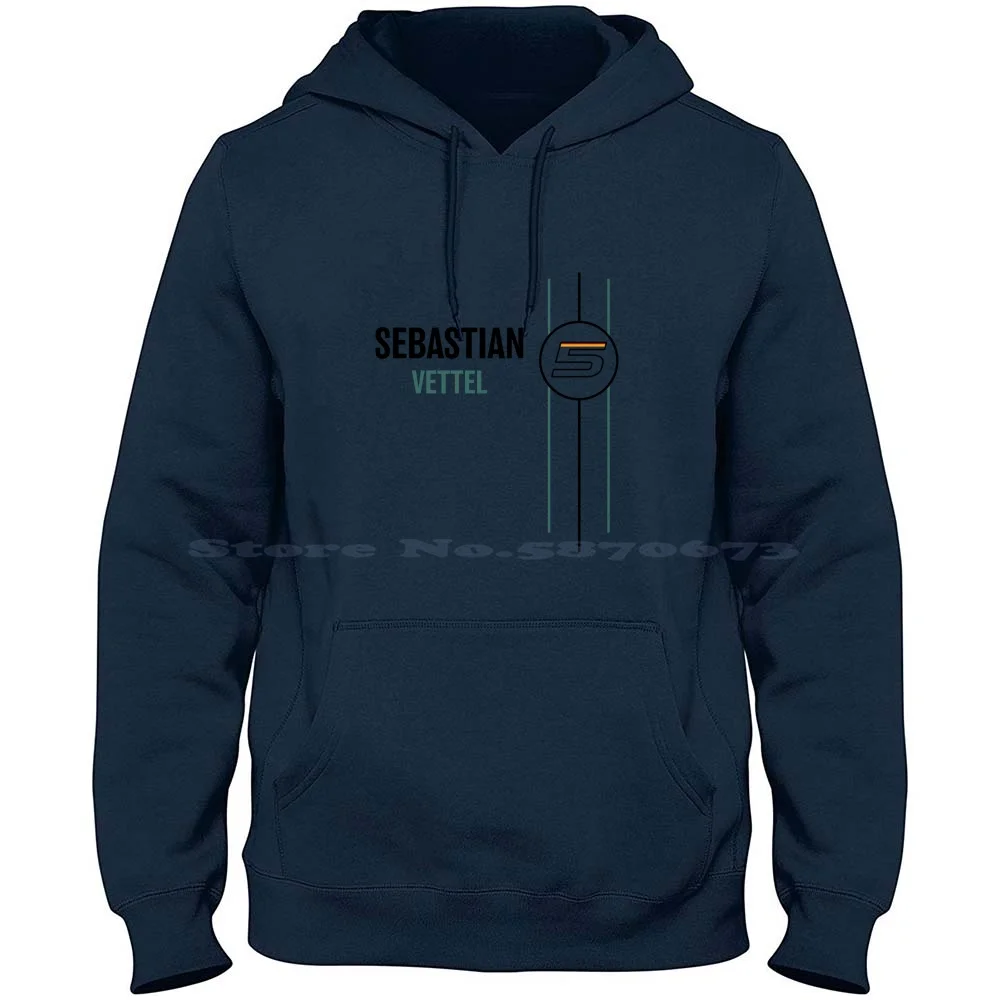 Sebastian Vettel 5 100% Cotton Hoodie Sebastian Vettel 2021 Sebastian Vettel 2021 Team Driver