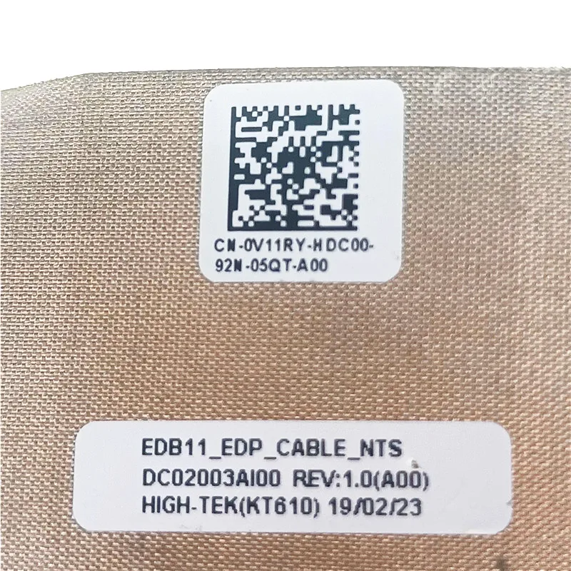 Brand New For Dell Chrombook 3100 2-in-1 Screen Cable EDB11 EDP Non-Touch LCD Screen Cable DC02003AI00 0V11RY 30-pin