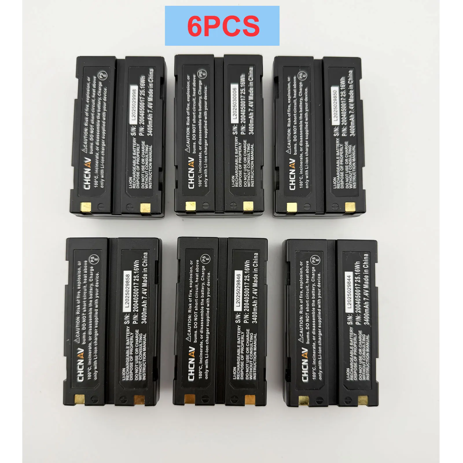 4PCS/6PCS XB-2 Batt…